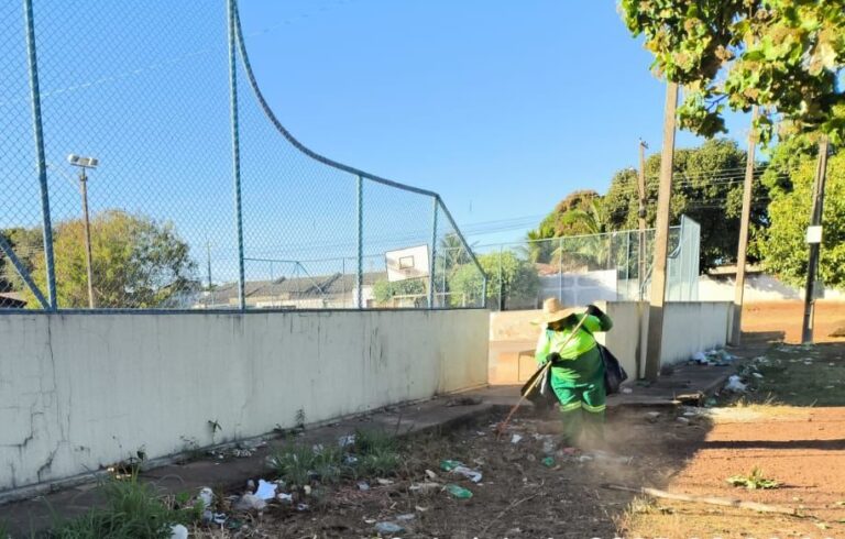 Prefeitura intensifica mutirões de limpeza em Palmas e reforça pedido de colaboração da população