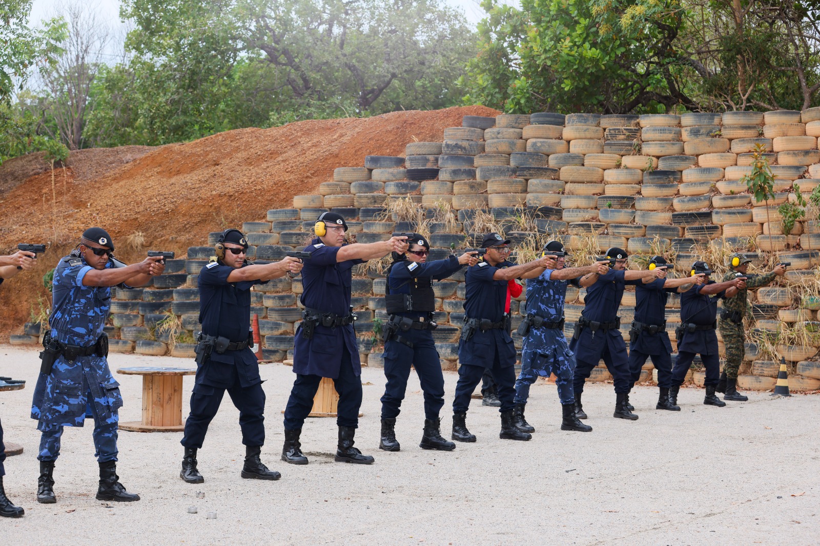 Treino foi realizado no estande de tiro da Guarda Metropolitana de Palmas