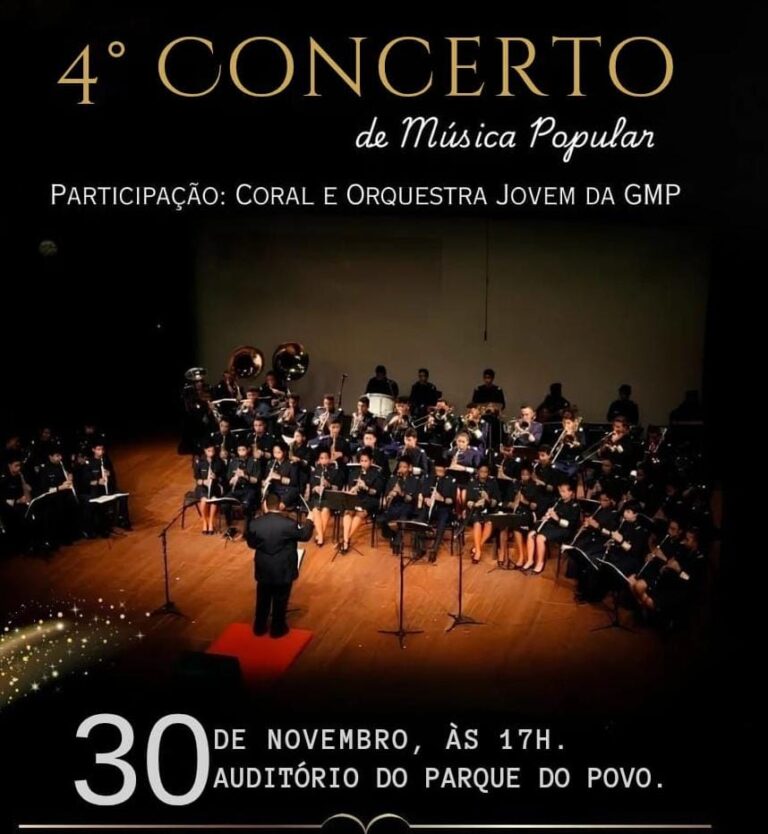 Guarda Metropolitana de Palmas realiza 4º Concerto de Música Popular neste domingo, 30