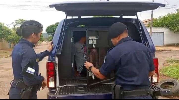 Guarda Metropolitana de Palmas deteve suspeito com mandado de prisão em aberto durante patrulhamento no Jardim Aureny III