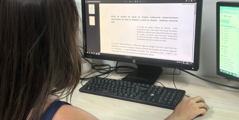 Saúde de Palmas lança edital para adesão a estágio supervisionado em unidades de saúde da Capital