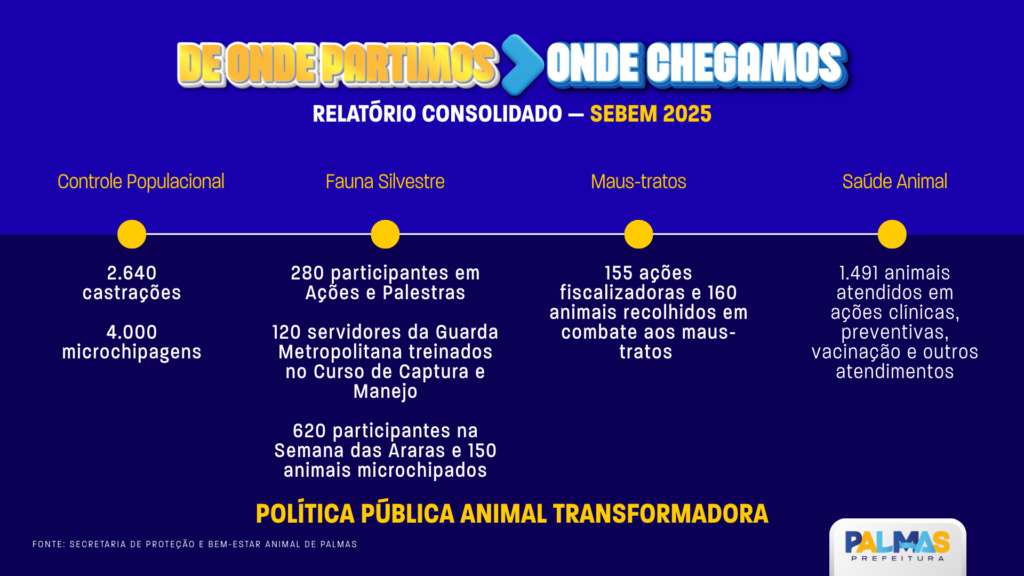 Foto: Reprodução/Prefeitura de Palmas - TO