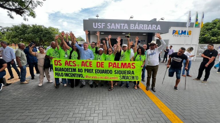 Prefeito Eduardo Siqueira Campos anuncia pagamento do Incentivo Financeiro Adicional aos agentes de saúde e de endemias