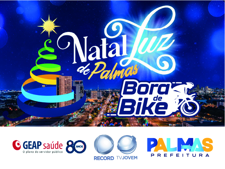 Passeio Ciclístico 'Bora de Bike - Natal de Luz de Palmas' segue com inscrições abertas