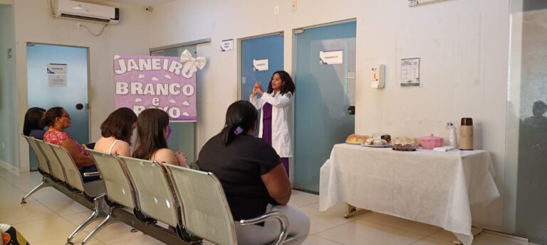 Saúde de Palmas realiza ação do Janeiro Roxo e reforça diagnóstico e orientações sobre hanseníase em Palmas