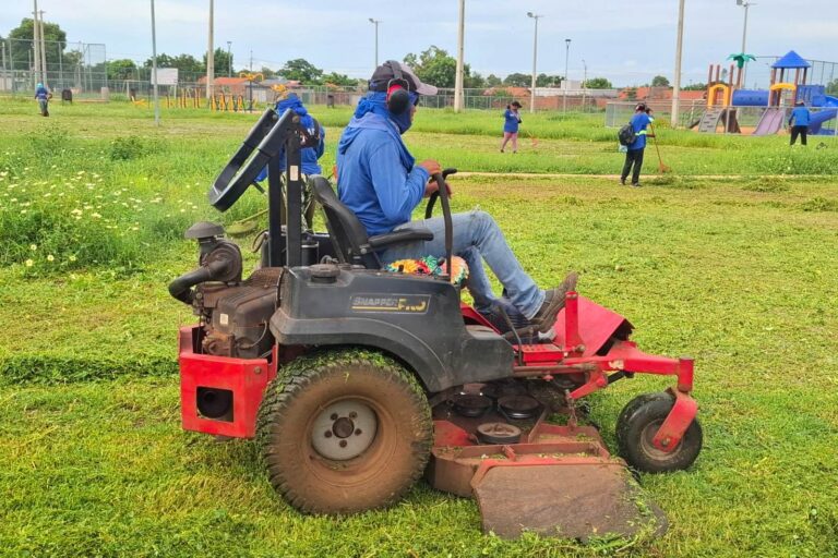 Prefeitura de Palmas intensifica serviço de roçagem na 1303 Sul e no Jardim Aeroporto